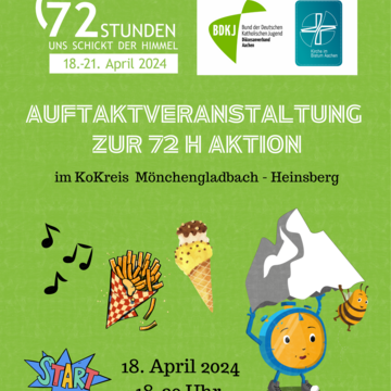 Einladung zur Auftaktveranstaltung am 18.April 2024 ab 18 Uhr in Erkelenz