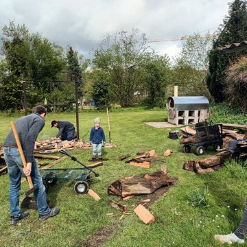 Vorbereitung für das Abschlussessen