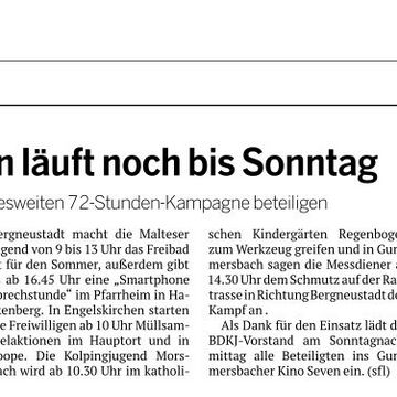 Bericht zum Auftakt