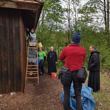 Presse und noch mehr Besuch aus dem Kloster