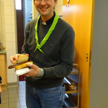 Unseren Domkapitular Thomas Renze hat es geschmeckt ...
