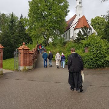 und schon geht's auf zum Abschluss in der Ottilien-Kapelle