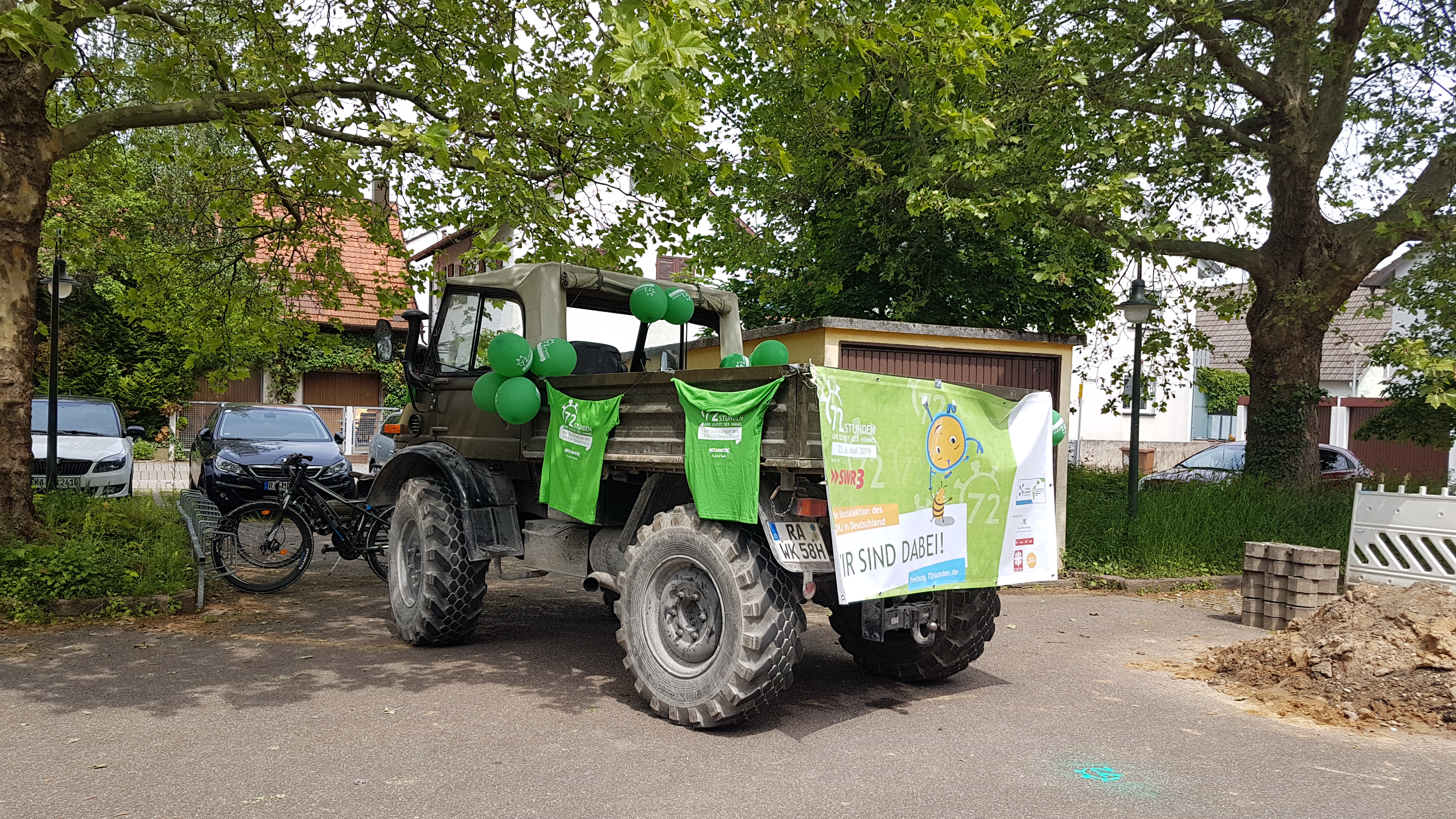 Unser Werbe-Unimog ist bereit!