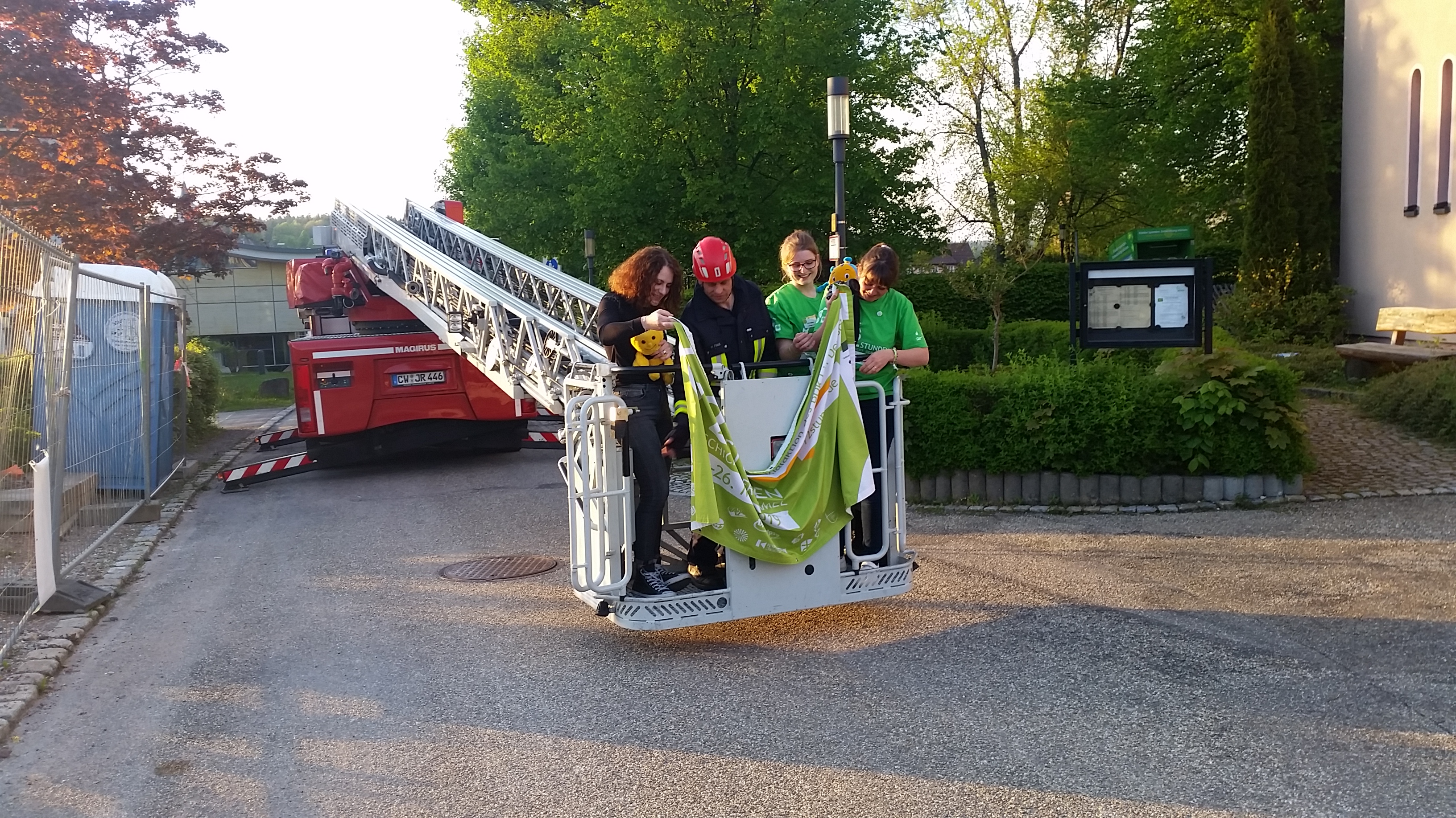 Himmelfahrt - Feuerwehr machts möglich