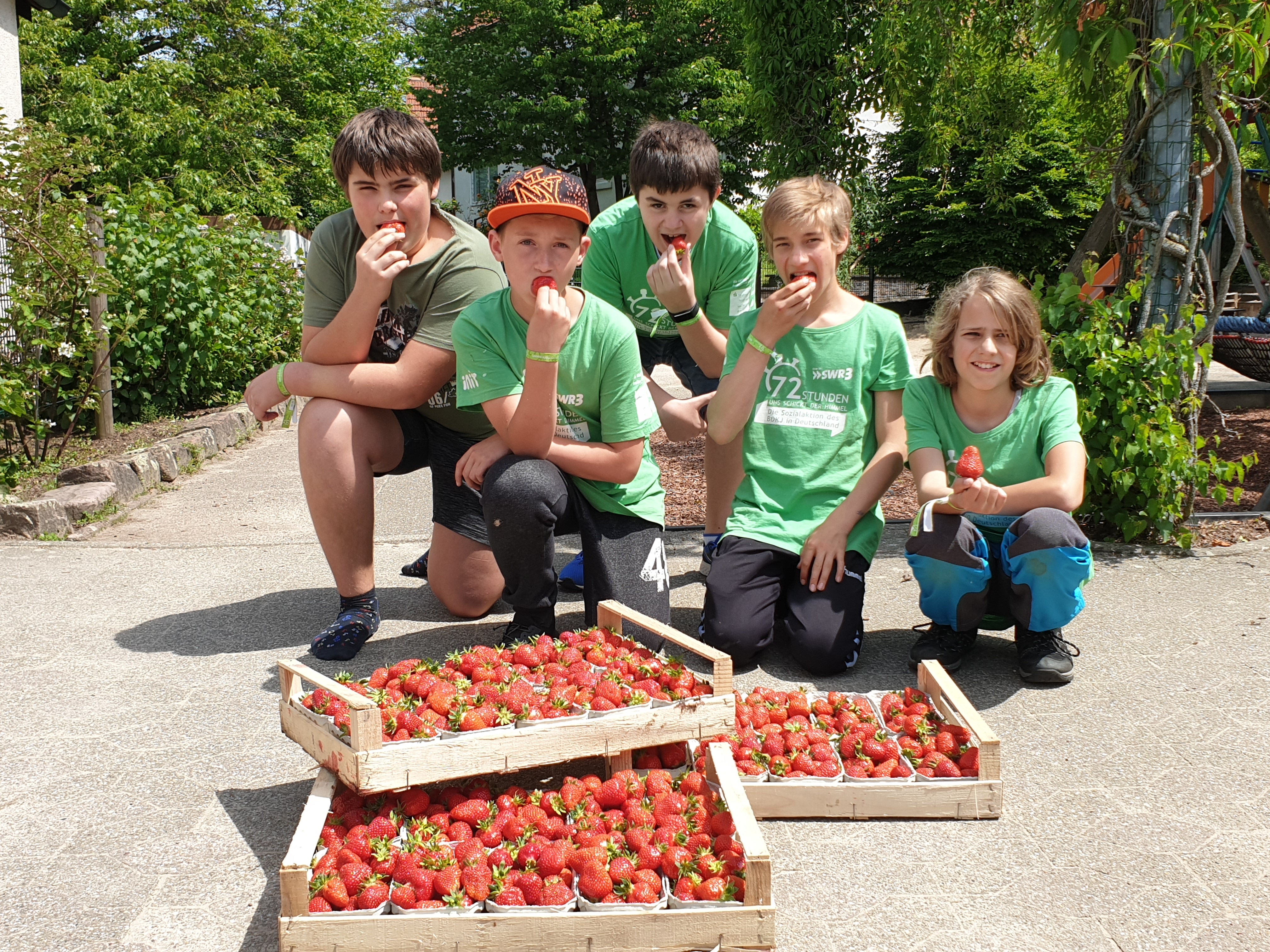Danke an den Erdbeerhof Dr. Späth für die leckeren Erdbeeren