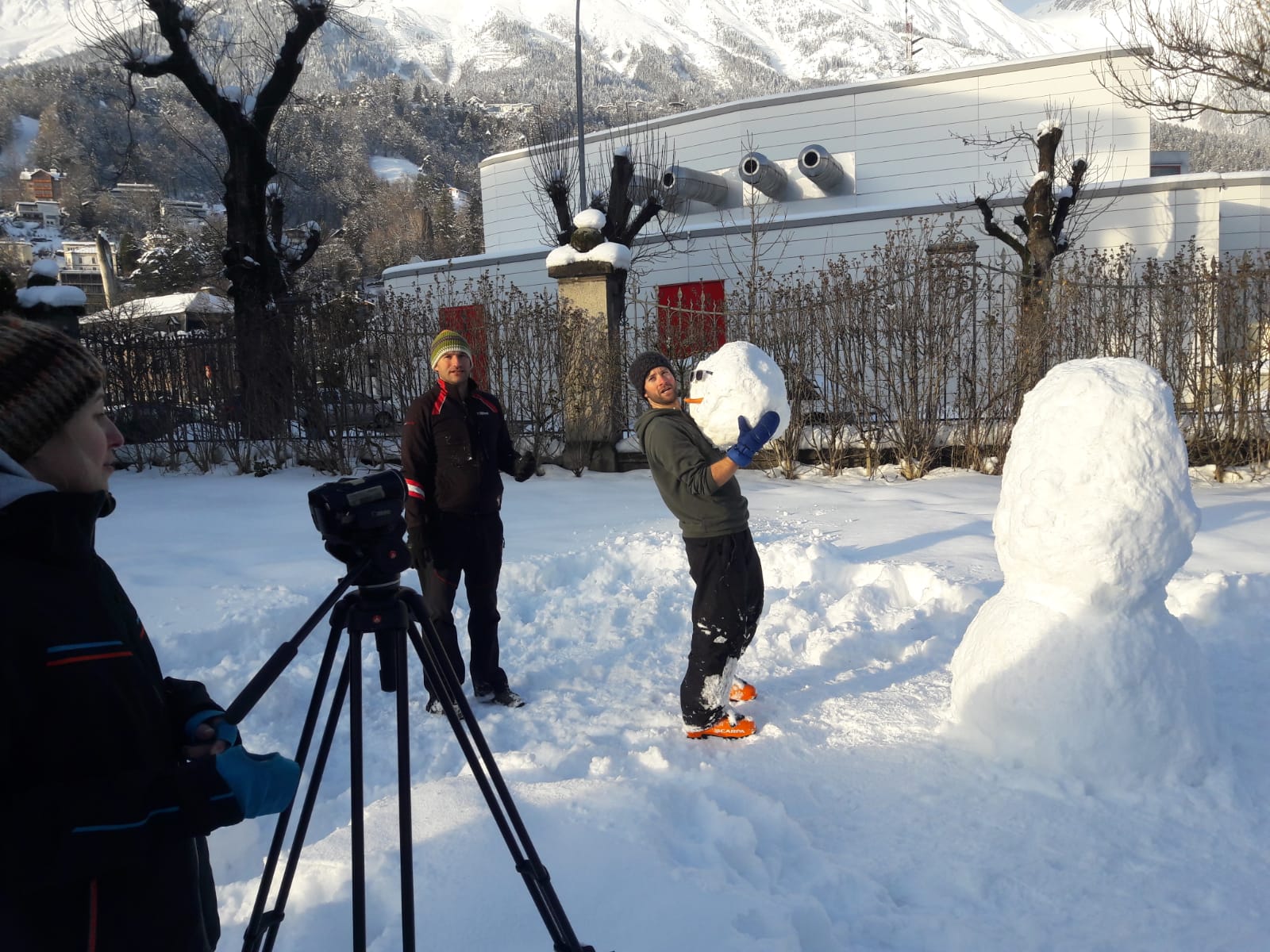 Dreharbeiten für unsere Trainings-Videos (im Vorfeld der 72h-Aktion)