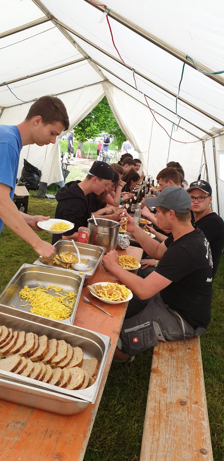 Stärkung für die Helfer