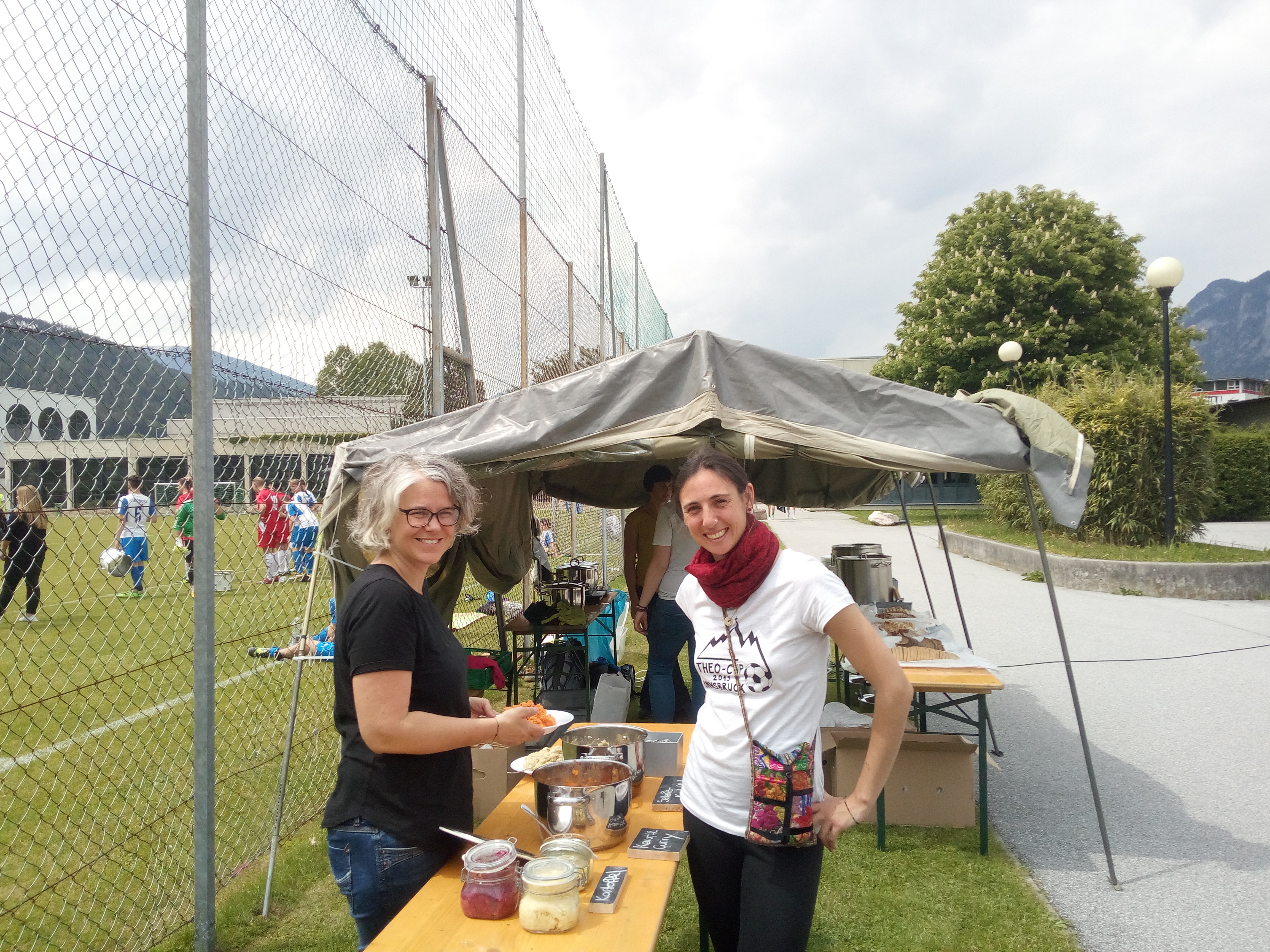 Mittagessen gab's vom nachhaltigen Feldverein